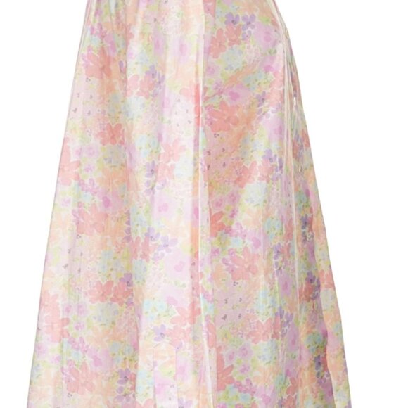 NWT For Love & Lemons Kennedy Floral Poplin Oversized Button Down Sz Small $138 - Picture 10 of 14